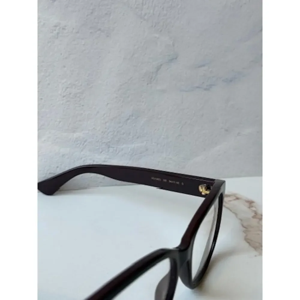 NEW Gucci GG1340O Burgundy Square Logo Eyeglasses Frames